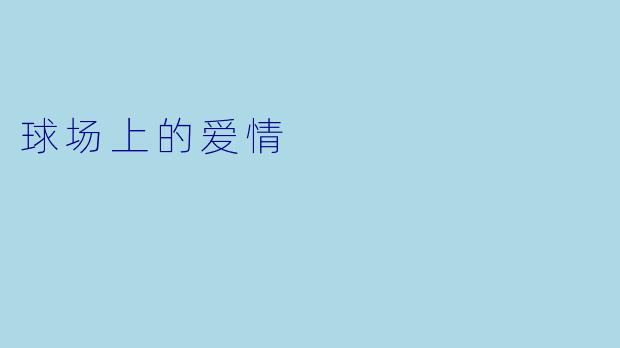 球场上的爱情