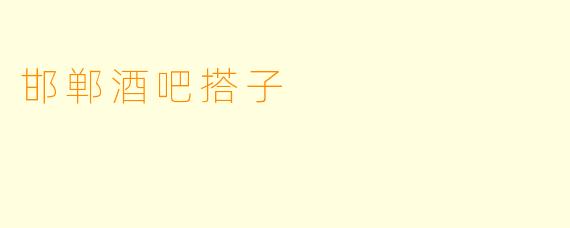 邯郸酒吧搭子