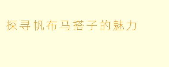 探寻帆布马搭子的魅力