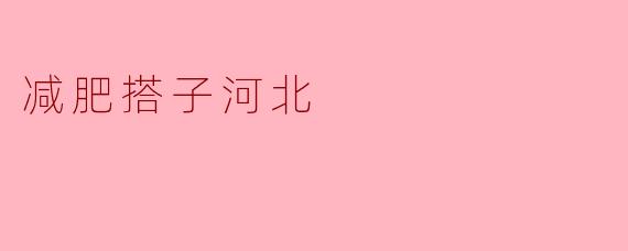 减肥搭子河北