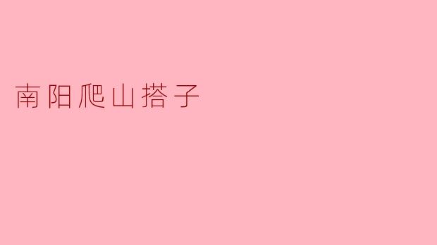 南阳爬山搭子