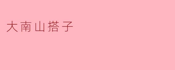 大南山搭子