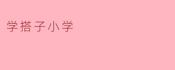 什么是学搭子小学？