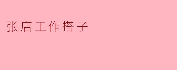 张店工作搭子