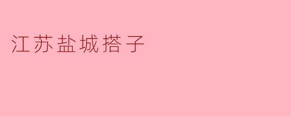 江苏盐城搭子