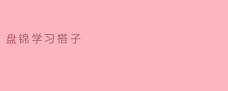 盘锦学习搭子