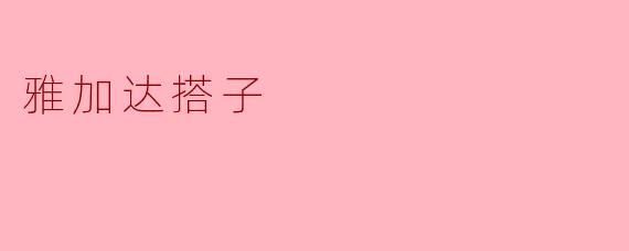 什么是雅加达搭子？