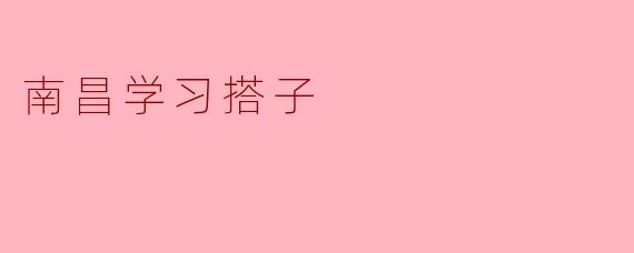 ### 南昌学习搭子的魅力与价值