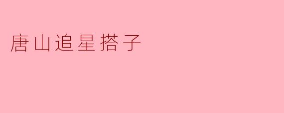 唐山追星搭子
