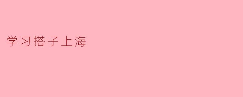 探索学习搭子的上海:知识共享的新平台