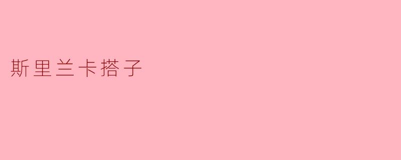 探索斯里兰卡的“搭子”文化:友谊与共享的温暖