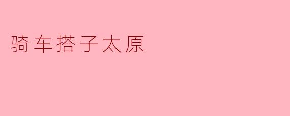 骑车搭子太原