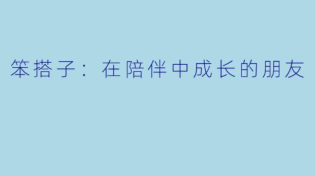 笨搭子：在陪伴中成长的朋友