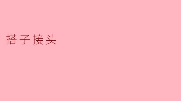 搭子接头