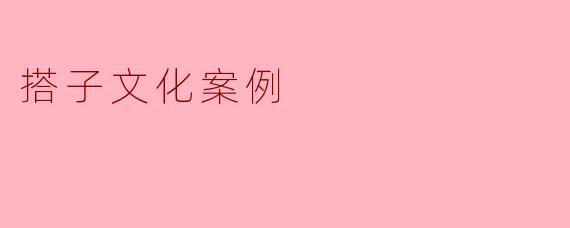 搭子文化案例