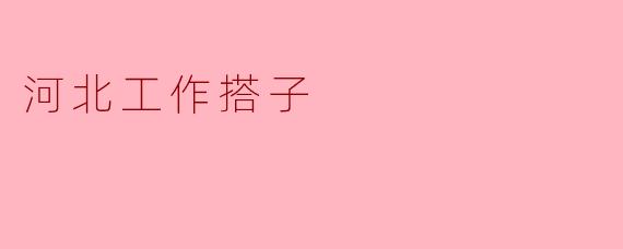河北工作搭子是什么？**