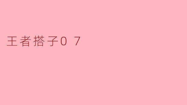 王者搭子07