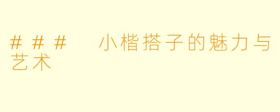 ### 小楷搭子的魅力与艺术