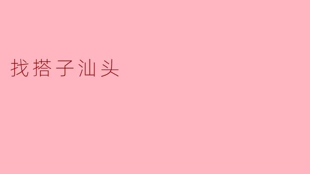### 找搭子汕头:共赏美食与风景的旅程