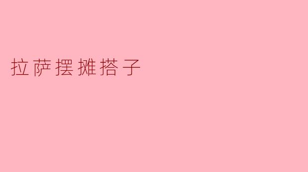 在拉萨摆摊搭子有什么特别的经验和建议吗?****