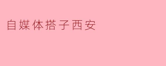 自媒体搭子西安:新时代下的网络媒介新风潮