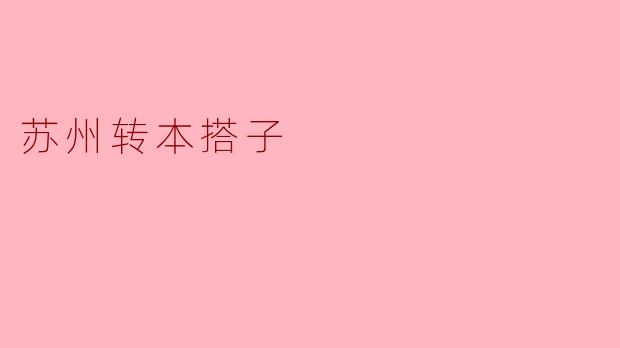 苏州转本搭子:连接梦想与现实的桥梁