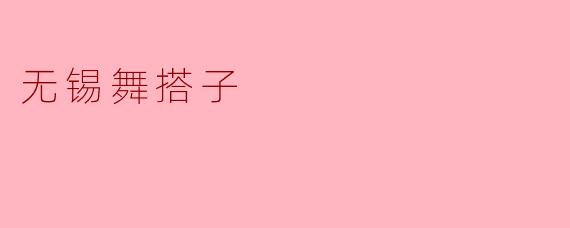 无锡舞搭子