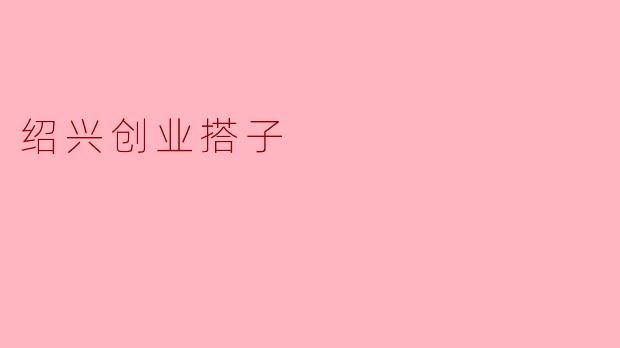 绍兴创业搭子