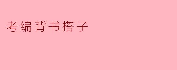 ### 考编背书搭子：同伴的力量与成长之路
