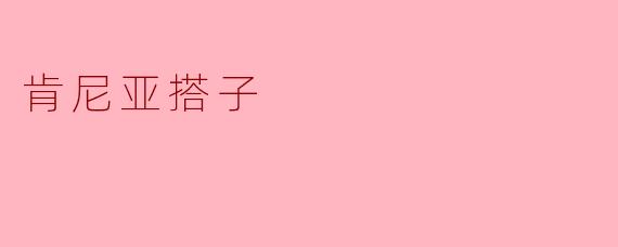 肯尼亚搭子