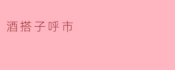 酒搭子呼市