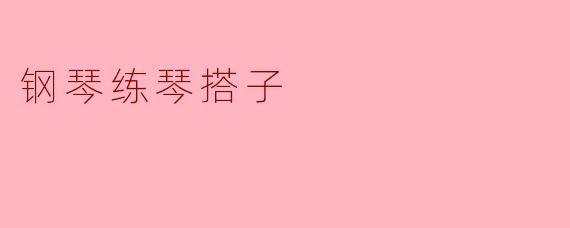 钢琴练琴搭子
