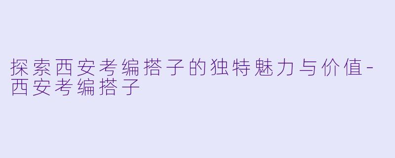 探索西安考编搭子的独特魅力与价值-西安考编搭子