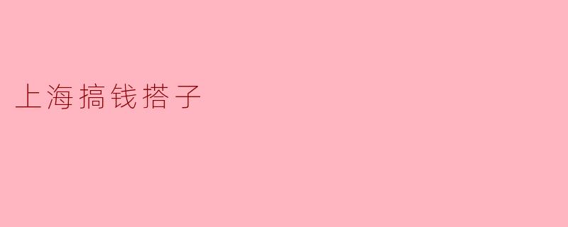 上海搞钱搭子