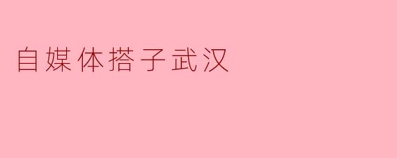 自媒体搭子武汉的特色是什么?