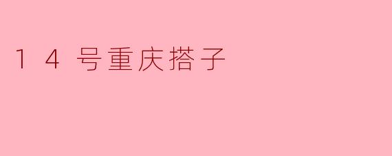 14号重庆搭子
