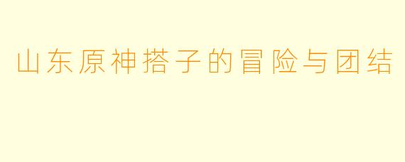 山东原神搭子的冒险与团结