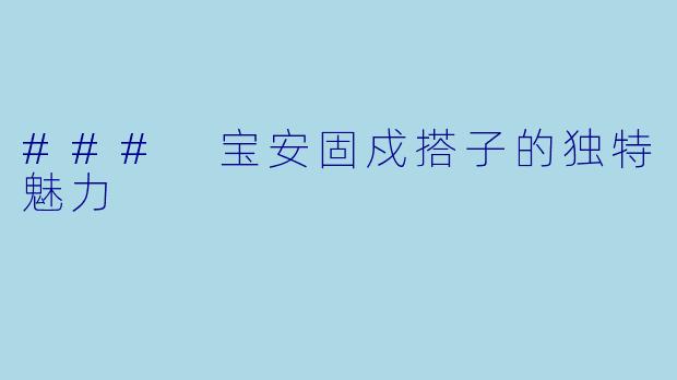 ### 宝安固戍搭子的独特魅力