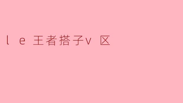 le王者搭子v区
