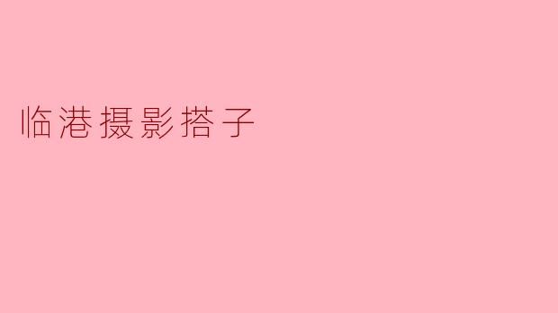 临港摄影搭子