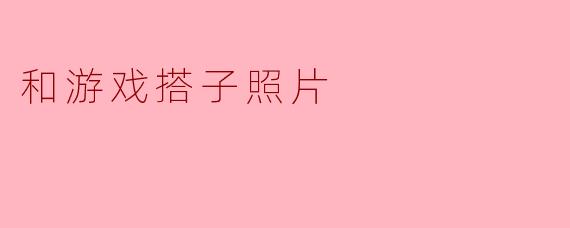 和游戏搭子照片