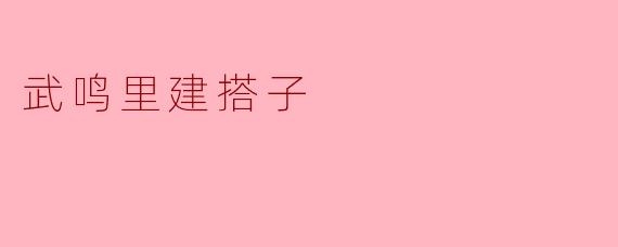 武鸣里建搭子