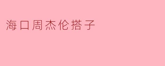 海口周杰伦搭子