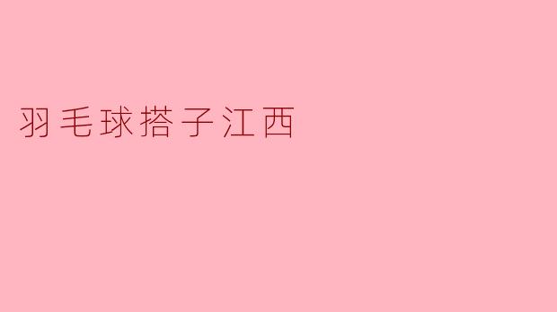羽毛球搭子:江西的热情与活力