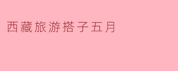 西藏旅游搭子五月