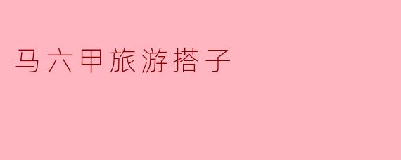 马六甲旅游搭子