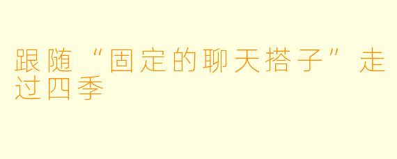 跟随“固定的聊天搭子”走过四季
