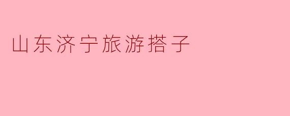 山东济宁旅游搭子