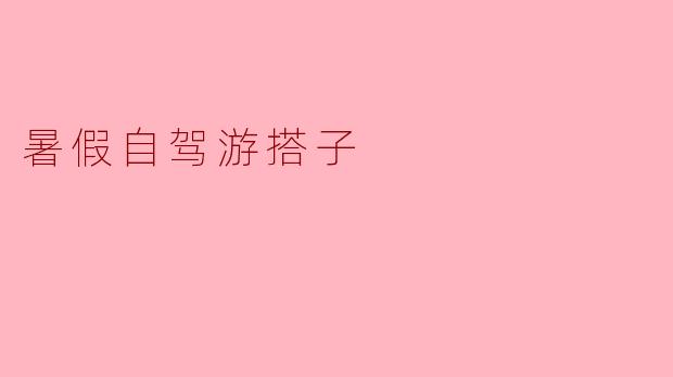 你觉得暑假自驾游找个搭子有什么好处吗？****
