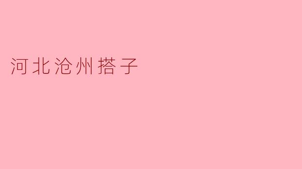 ### 探秘河北沧州的传统美食——搭子